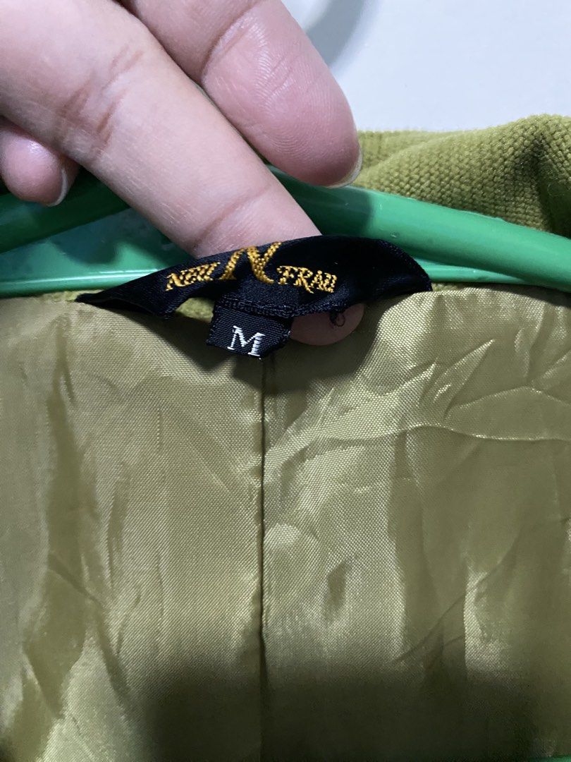 New York Frah Suede-like jacket (Category: Coats, Jackets and Outerwear) located in Quezon City. Submitted by jechicami (Listing ID 1425762381, Image 2). Description: Got this from my aunt’s pile of old clothes. Negotiable..