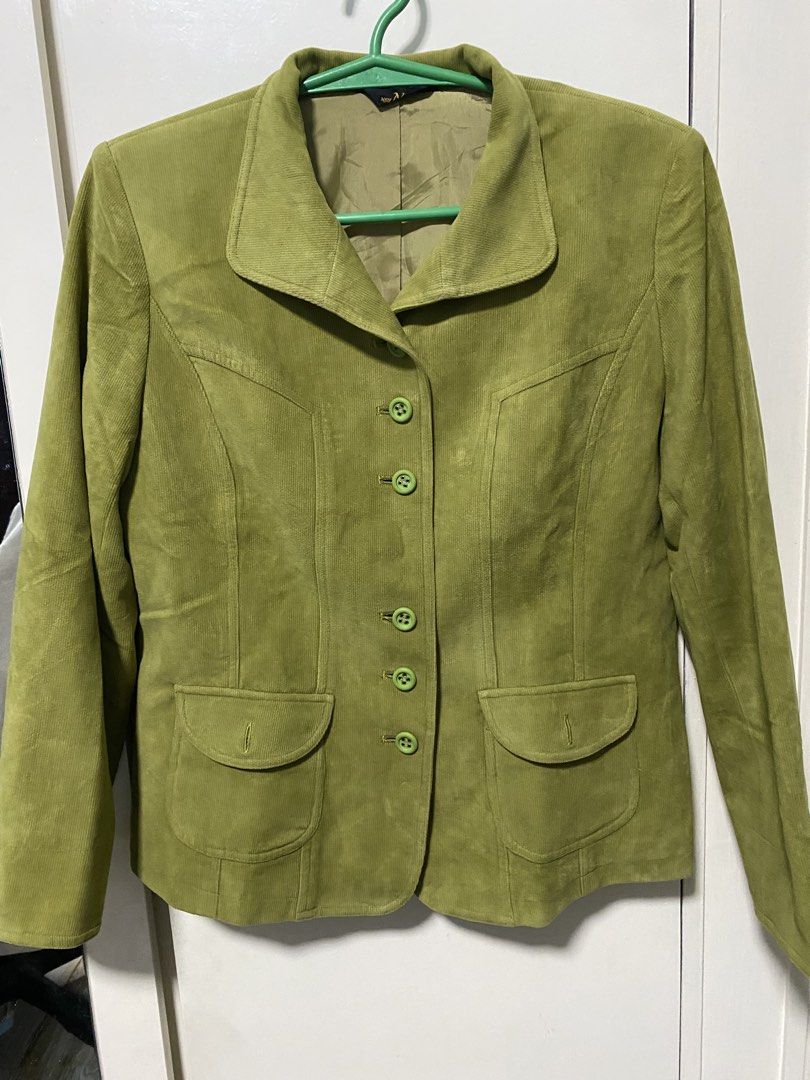 New York Frah Suede-like jacket (Category: Coats, Jackets and Outerwear) located in Quezon City. Submitted by jechicami (Listing ID 1425762381, Image 1). Description: Got this from my aunt’s pile of old clothes. Negotiable..