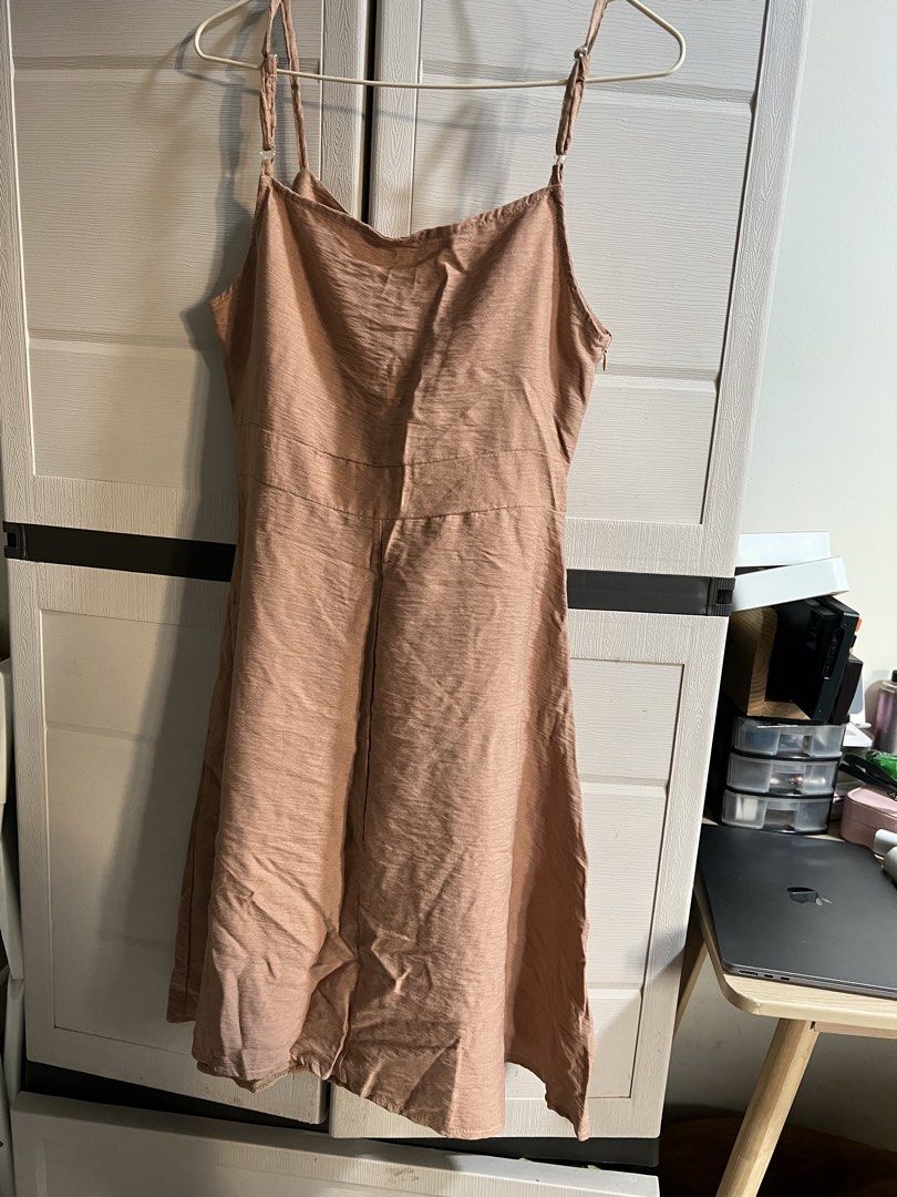 Nude Pink Spaghetti Strap Dress (Category: Dresses) located in Makati City. Submitted by Czadm (Listing ID 1425725679, Image 2). Description: Super nice but was never able to wear :( RFS: Too many dresses.