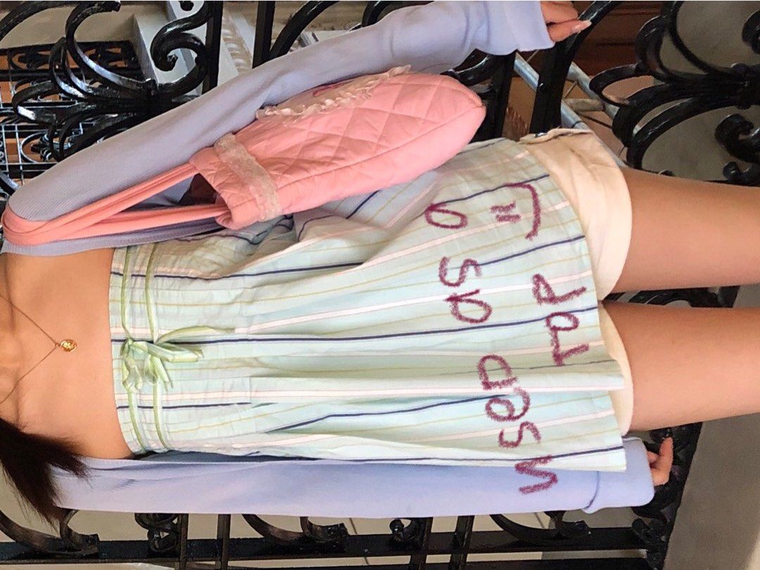 old navy striped mid skirt (Category: Skirts) located in Makati City. Submitted by bowzone (Listing ID 1425203417, Image 2). Description: 🎀 xs - s 🎀 can be used as a top too ^^.
