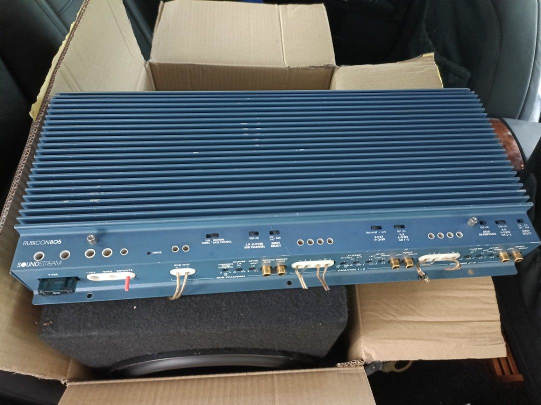 Old school legendary Soundstream reference Rubicon 805, Audio ...