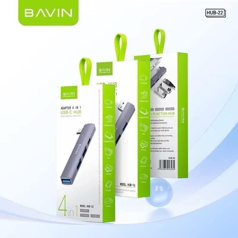OriginsAl bavin hub 22 (Category: Cables & Adaptors) located in Manila. Submitted by saguittarian06 (Listing ID 1425689167, Image 1). Description: Original BAVIN HUB-22，4 in 1 Universal Docking Station HUB Adapter Seamless Device Connectivity🔥🔥 🌟 2 USB 2.0+1 USB 3.0+ 1 Type C.