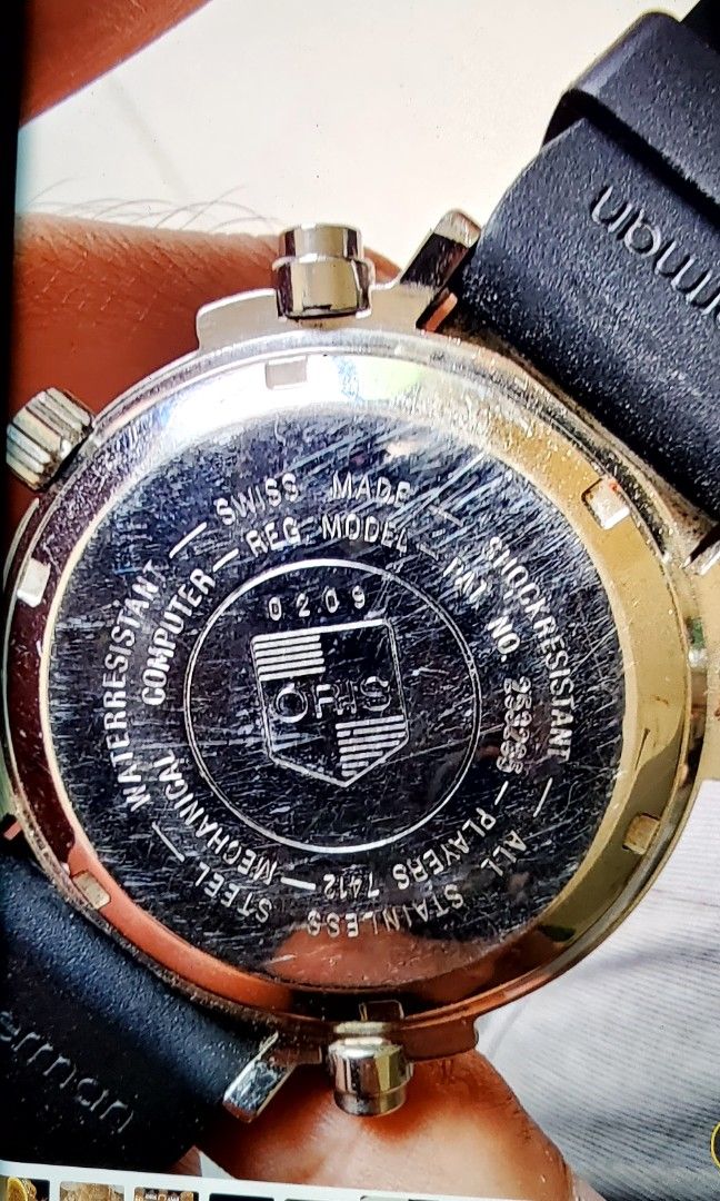Oris player's gents caliber 2824 automatic (Category: Men's Watches) located in Mapandan. Submitted by newtree_704266 (Listing ID 1425734030, Image 2). Description: Oris player's gents caliber 2824 25 jewel automatic.