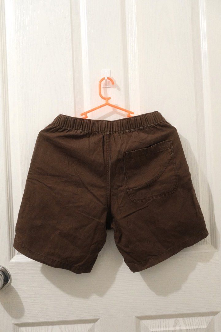 Penshoppe Brown Shorts (XS) (Category: Shorts) located in Santa Rosa. Submitted by radarr (Listing ID 1425746802, Image 2). Description: Size on tag: XS Dimensions: Waist (in): 25-27 Length (in) : 14.5 - Penshoppe Brown Shorts (XS, Unisex) - Elastic waistband and drawstring - Versatile brown color - Comfortable for everyday wear.
