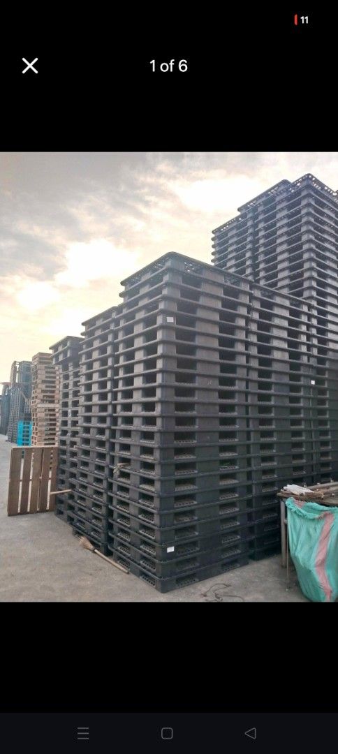 Plastic Pallet 110x130x15cm (Category: Industrial Equipment) located in Valenzuela. Submitted by lizamachad65865 (Listing ID 1425711947, Image 3). Description: plastic pallets size 110x130x15cm. Medium duty 100x120x15cm 110x110x15cm Sizes 100x120x12cm. LIGHT DUTY 110x110x12cm Sizes 100x120x15cm .HEAVY DUTY 120X120X17CM WE ACCEPT BULK ORDER ALSO RETAIL FOR FAST TRANSACTION DM ME.
