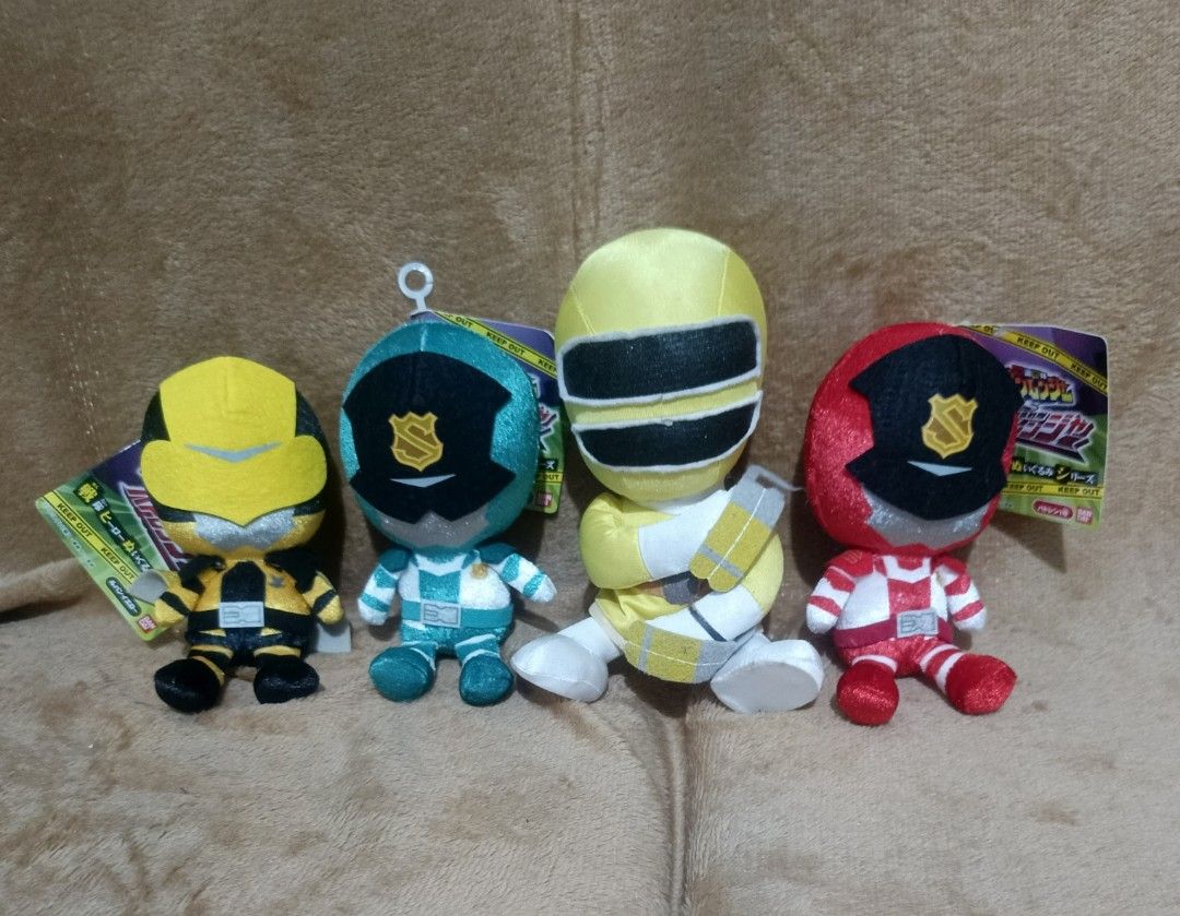 Power Rangers Plush Toy Collection Set (Category: Plushies & Soft Toys) located in Bulacan. Submitted by samotsarihub (Listing ID 1425681376, Image 1). Description: for toy collectors excellent condition.
