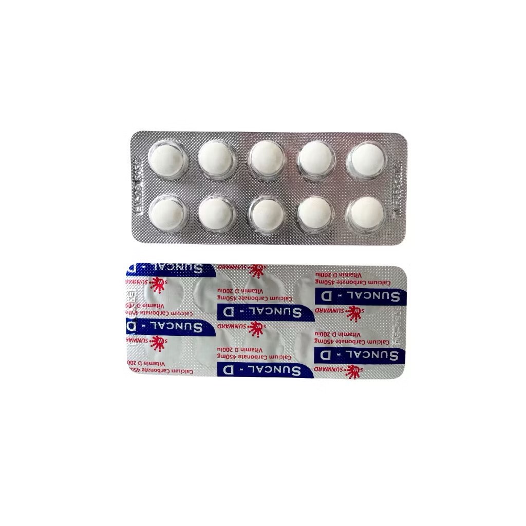 Suncal Plus Suncal-D Calcium carbonate 450mg/Vitamin D 200iu 30 Tablets, Health ...