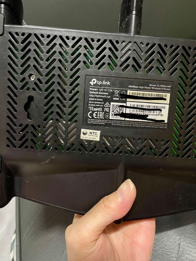 450Mbps Hi-Power Wireless N Router with tp-link Omada (Category: Networking) located in Quezon City. Submitted by ginny_preloved (Listing ID 1425741902, Image 3). Description: Bought the router for 4k plus Bought Omada for 8k plus Parang FREE na yung router 😉 Almost half of the original total price Pls refer to the link for more info: https://www.tp-link.com/au/home-networking/high-power-router/tl-wr941hp/ https://www.omadanetworks.com/au/busine