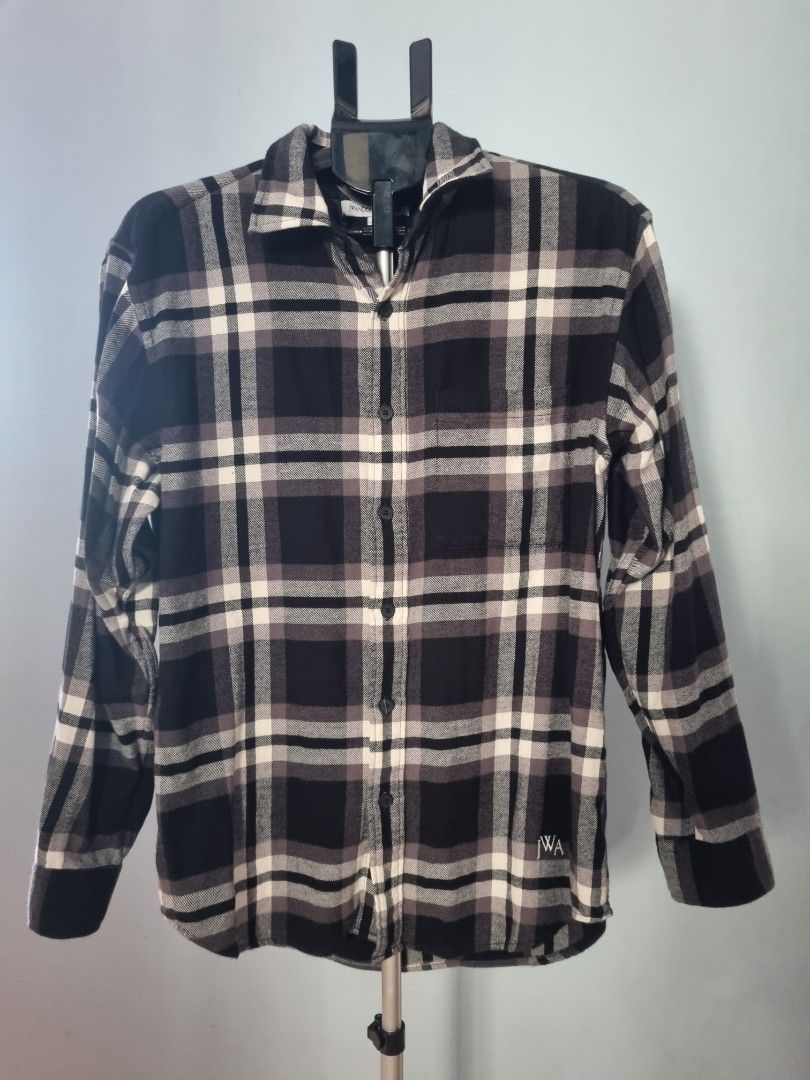 Uniqlo x JW Anderson Flannel Shirt, Men's Fashion, Tops & Sets, Tshirts ...