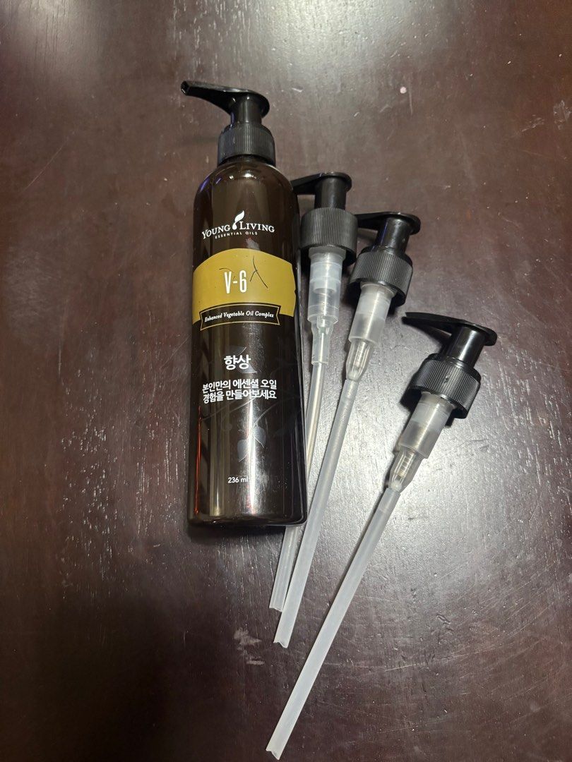 V6 carrier oil (Category: Body Care) located in Las Pinas. Submitted by declutter0808 (Listing ID 1425820168, Image 1). Description: Half na lang ang bottle.