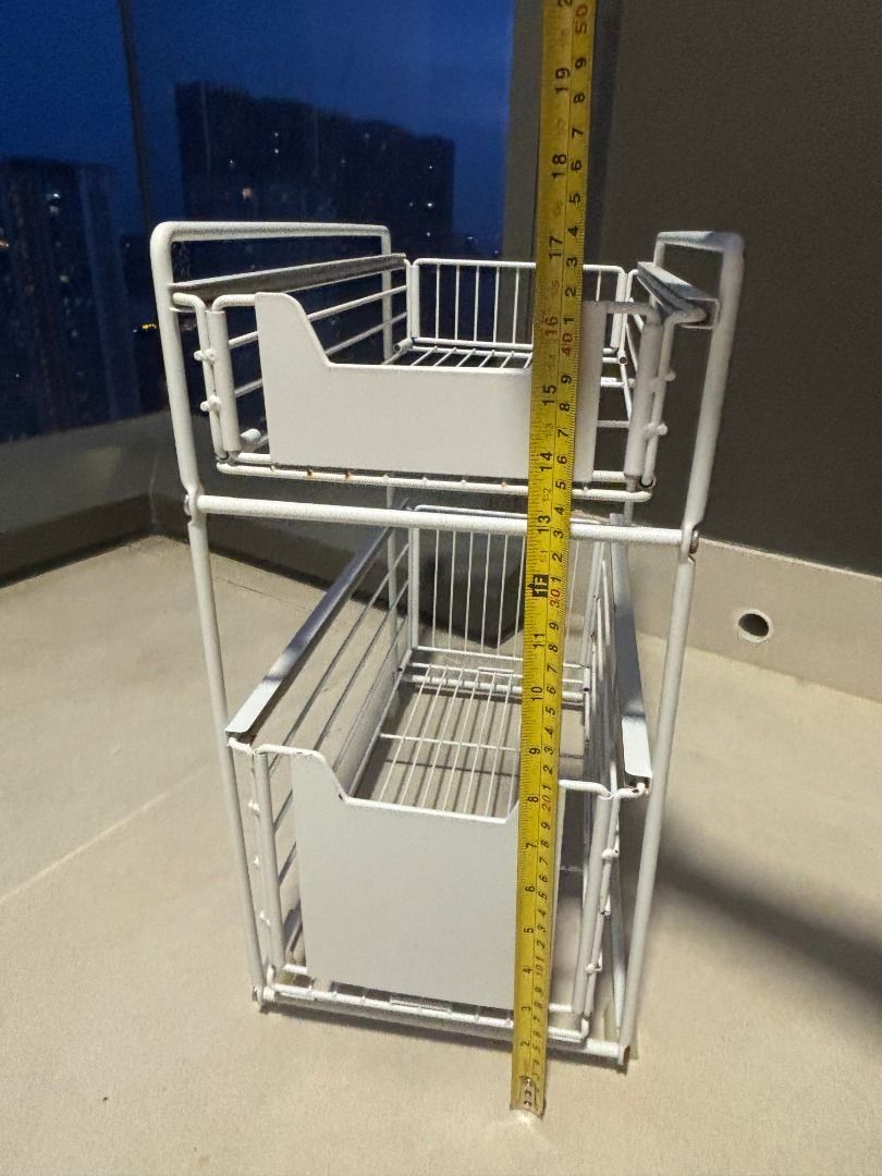 White Wire Storage Basket - used450549154505697280