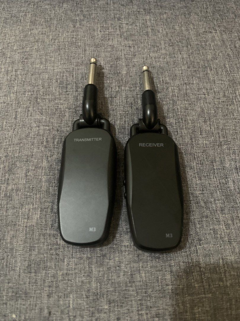 Wireless Guitar System (Category: Musical Instruments) located in Manila. Submitted by gamingthriftshop (Listing ID 1425675583, Image 1). Description: Wireless guitar system android charger (see pics) MARIKINA location Lalamove or pick up only Decluttering .