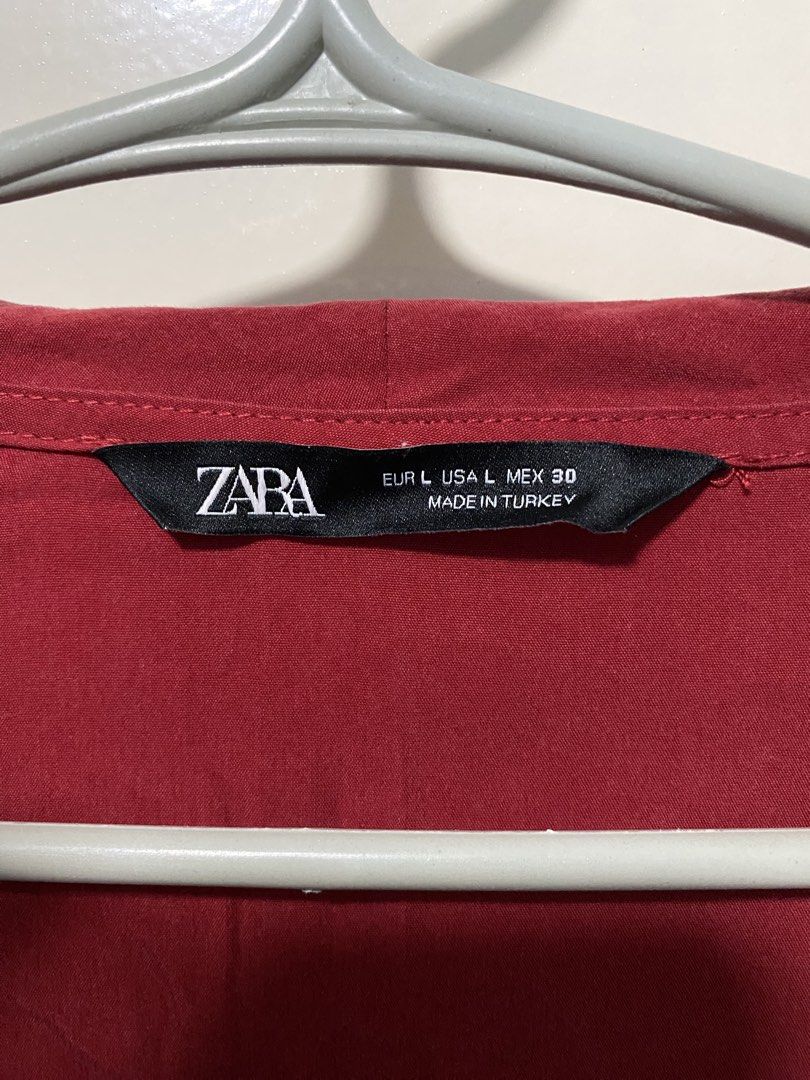 Zara Red Blouse (Category: Longsleeves) located in Quezon City. Submitted by jechicami (Listing ID 1425761789, Image 2). Description: Got this from my aunt’s pile of old clothes. Negotiable..