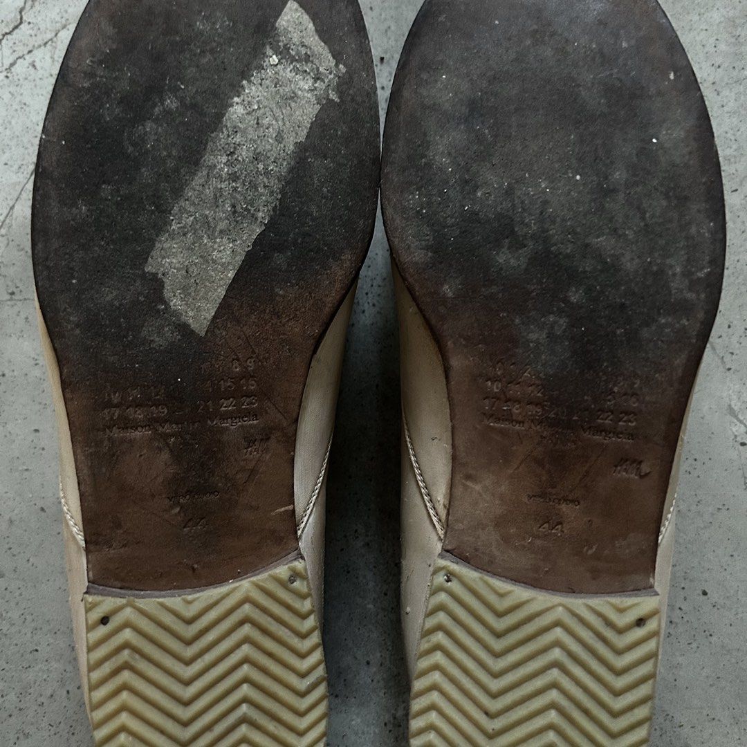 2012 Maison Martin Margiela x H&M Mould Effect Loafers (Category: Casual Shoes) located in Pasig City. Submitted by deteriortdmaterial (Listing ID 1425972784, Image 3). Description: 2012 Maison Martin Margiela x H&M Mould Effect Loafers Turns into grayish mould effect when leather gets wet EU 44 Price: 12,000 + sf DM TO PURCHASE.