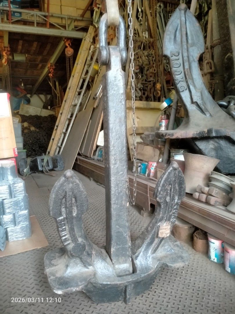 240-kg Marine Ships Anchor (Category: Industrial Equipment) located in Manila. Submitted by cde.manila (Listing ID 1425874322, Image 1). Description: 240-kg Marine Ships Anchor brand new with certificate 5 available pick up sa bodega sa Balut Tondo Manila.