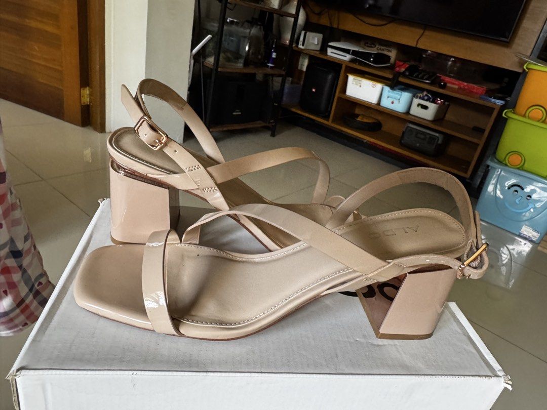 ALDO Shenna Block Heel Sandals (Category: Heels) located in Santa Cruz. Submitted by liacong (Listing ID 1425851411, Image 2). Description: Size US 8.5 Bought this march Used once .