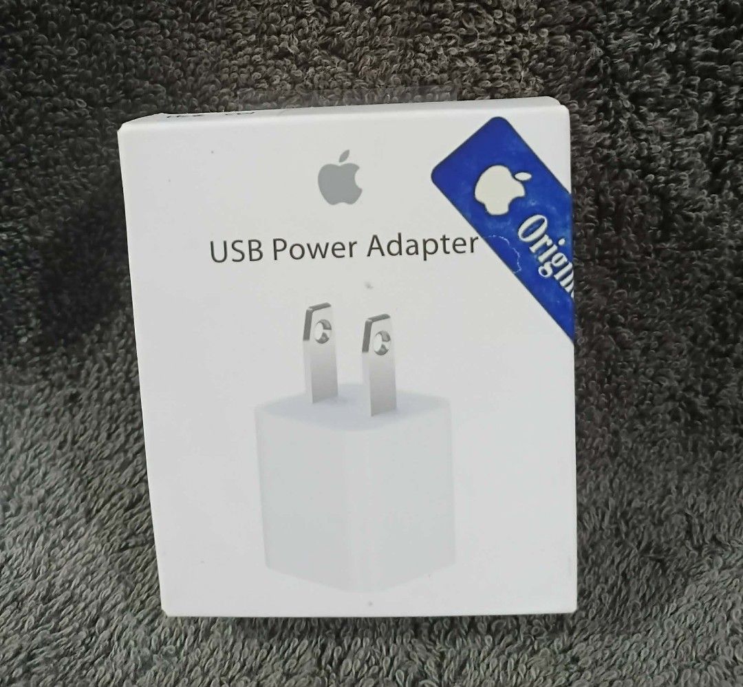 Apple 5W Charger Original USB Power Adapter for iPhone | Wall Adapter (Category: Chargers & Cables) located in Manila. Submitted by cutieava (Listing ID 1425890847, Image 1). Description: ⚡ Apple 5W USB Power Adapter – Original Quality | Safe & Reliable Charging Keep your Apple devices powered safely with the Apple 5W USB Power Adapter. Designed for efficient and stable charging, this compact adapter is perfect for everyday use at home, in the of