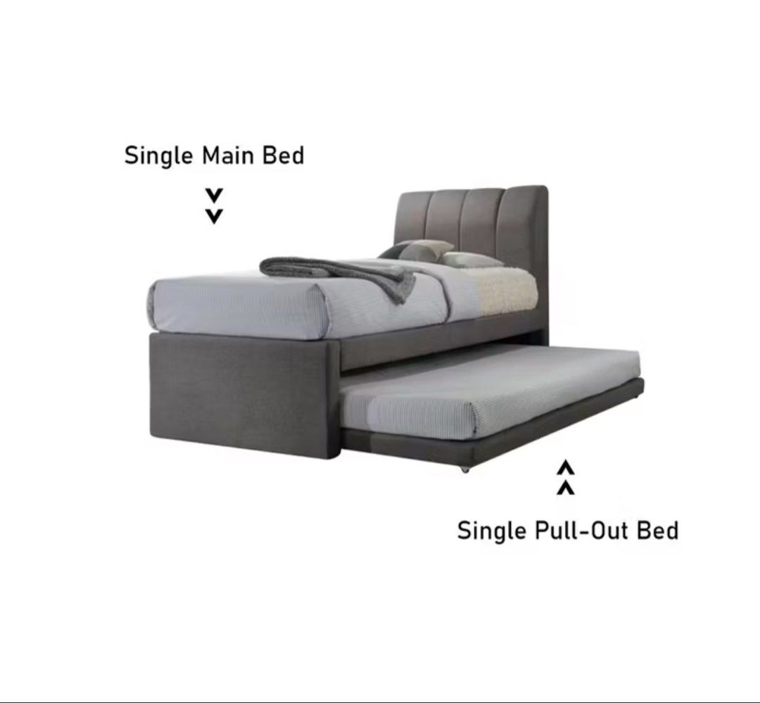 As good as brand new FULL SET Single pull-out bed