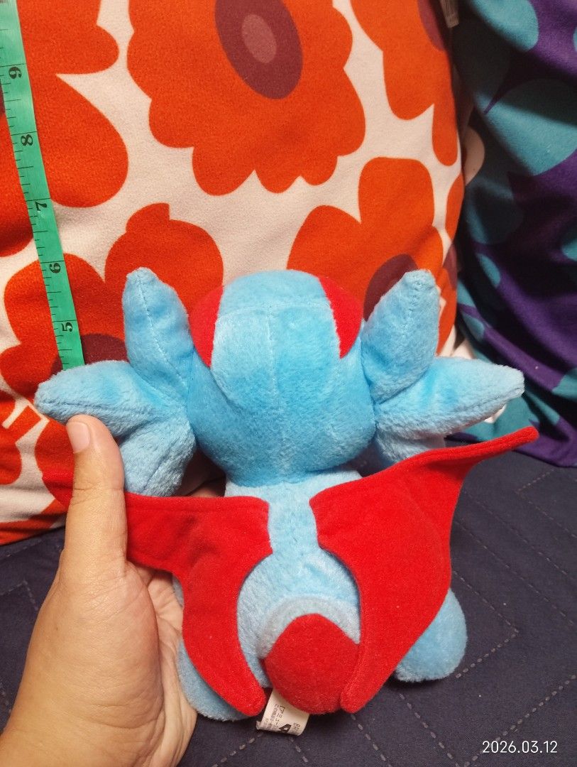Banpresto Pokemon Plush Salamence (Category: Plushies & Soft Toys) located in Santa Rosa. Submitted by danpj (Listing ID 1425990206, Image 2). Description: Banpresto Pokemon Plush Salamence. Good condition. No flaws. Last price. Shipping fee through J&T not included. Payment first via GCash. No COD..