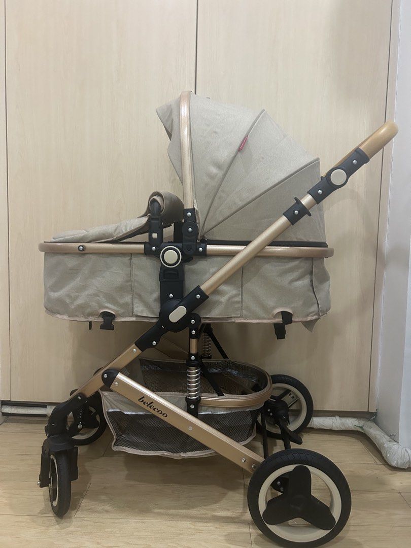 Belecoo stroller and car seat (Category: Strollers) located in Manila. Submitted by adultingwi33513 (Listing ID 1425920978, Image 3). Description: Hi! This is a 3-in-1 stroller good for infant until toddler. RFS: Baby doesn’t use it anymore .