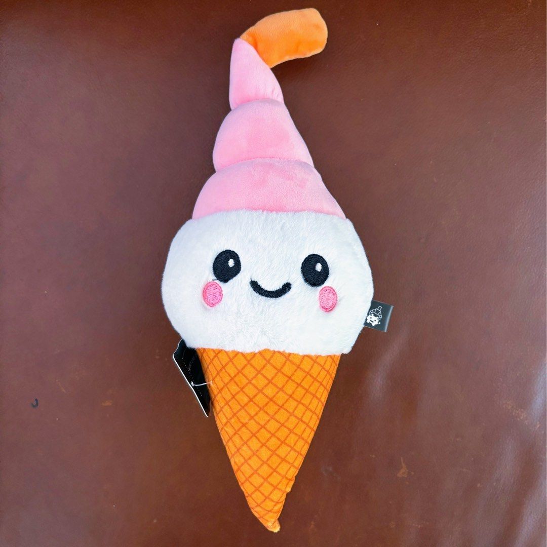 BNWT Ice Cream Cone Plushie, Hobbies & Toys, Toys & Games on Carousell