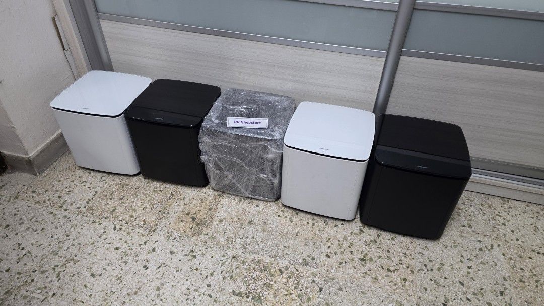 Bose Acoustimass 300 (Category: Soundbars, Speakers & Amplifiers) located in San Miguel. Submitted by rrshopstore (Listing ID 1425963345, Image 3). Description: Bose Acoustimass 300 220V wireless bass module is compatible with all Bose soundbars in the *Bose Smart Ultra *Bose TV Speaker *Bose SB 300 *Bose SB 500 *Bose SB 700 *Bose SB 900 *Bose SoundTouch 300 soundbar * works with newer Bose smart soundbars, offering wireless connectivity or a wir