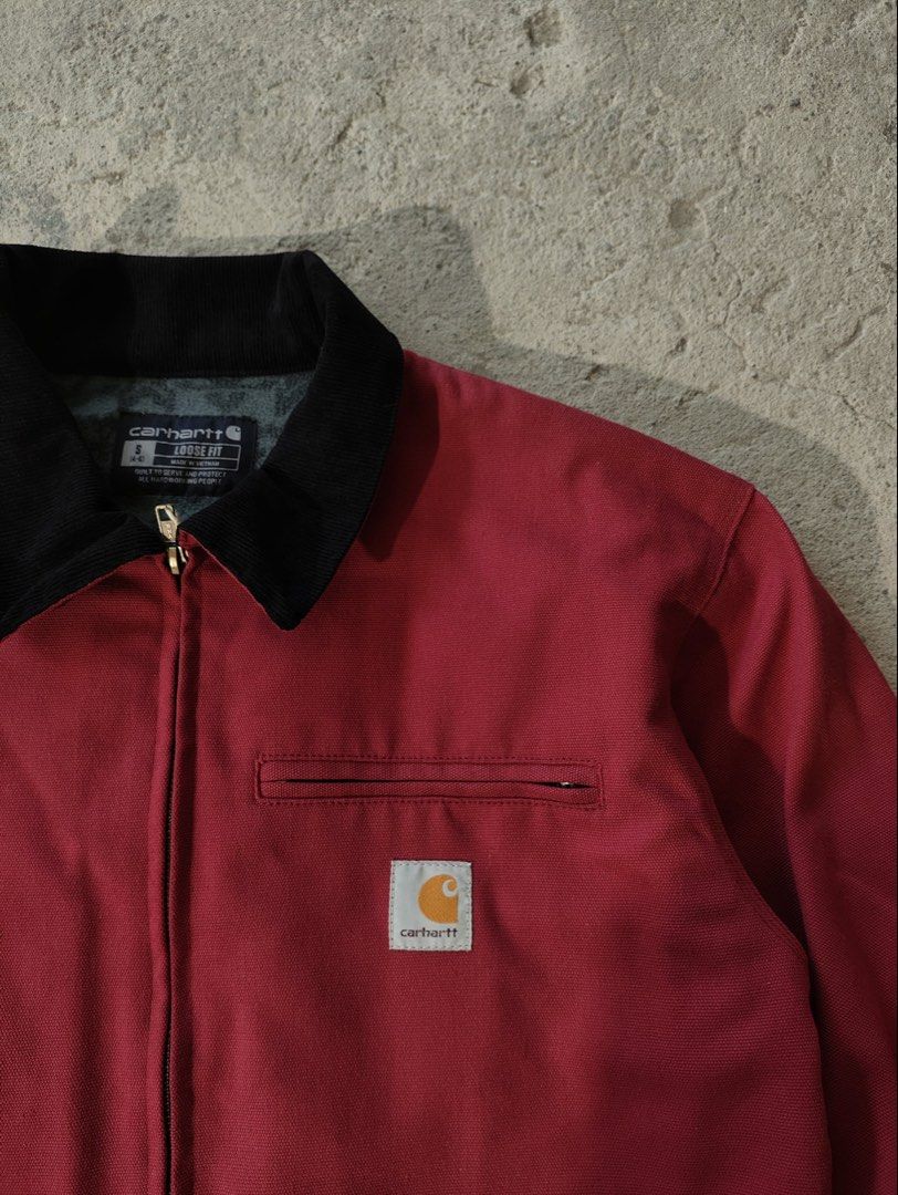 Carhartt Detroit Red (Category: Coats, Jackets and Outerwear) located in Taguig. Submitted by tee.clutter (Listing ID 1425953747, Image 3). Description: -Bought in Vietnam .