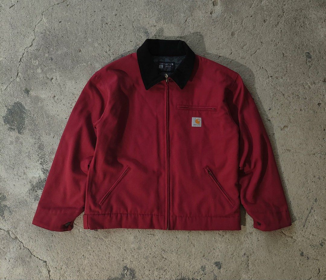 Carhartt Detroit Red (Category: Coats, Jackets and Outerwear) located in Taguig. Submitted by tee.clutter (Listing ID 1425953747, Image 1). Description: -Bought in Vietnam .