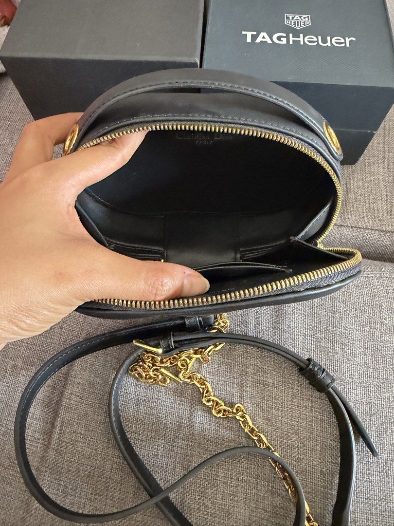 Christian Dior Round Crossbody Bag (Category: Luxury Bags & Wallets) located in Quezon City. Submitted by egptasiaco (Listing ID 1425851064, Image 3). Description: Authentic dior with sling and code With dust bag.