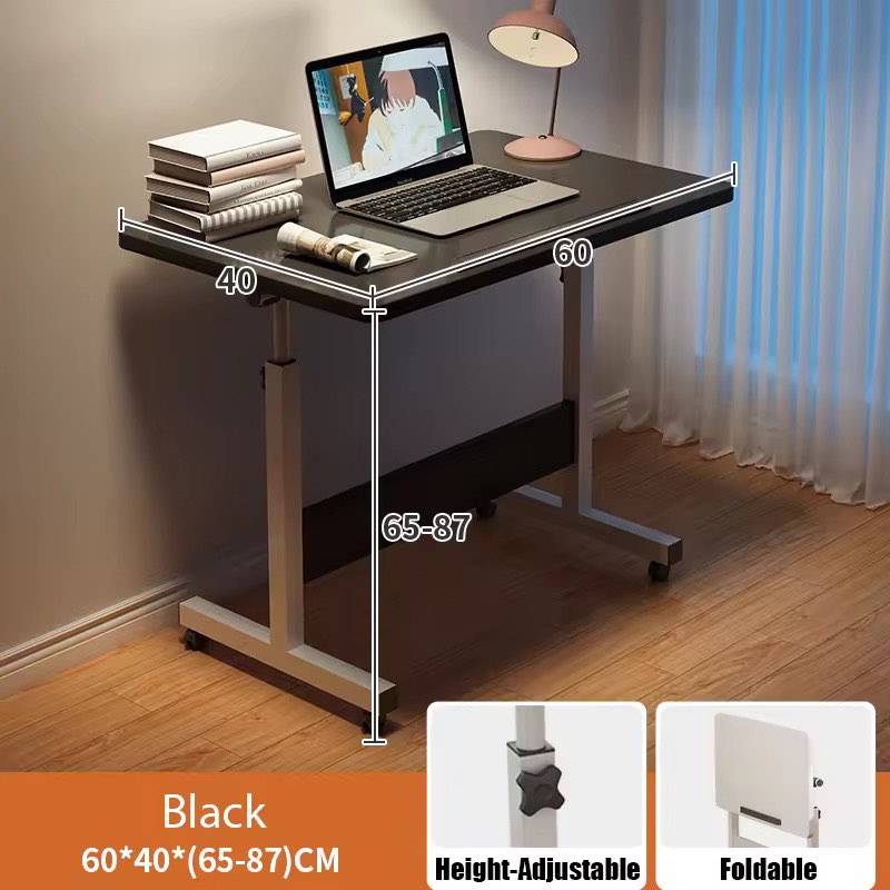 Table Moving Up Computer Table Mobile Moving Desks | Bedside Adjustable Studying Tables ...