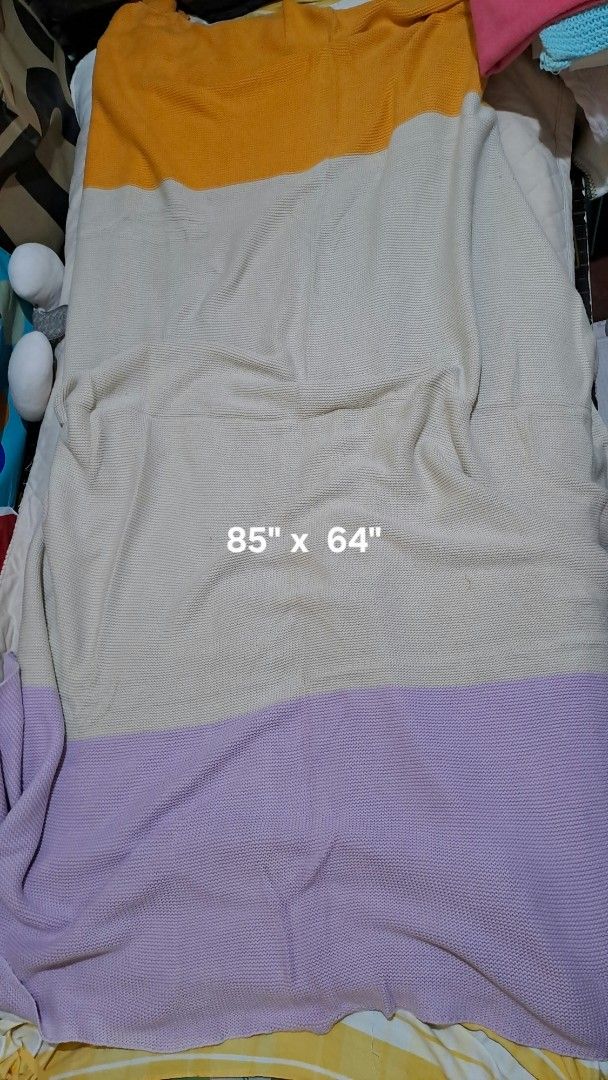 Crocheted blanket bedsheet with pillow cases pillow covers (Category: Bedding & Towels) located in Baguio. Submitted by Zibs_Collection (Listing ID 1425906298, Image 2). Description: crocheted blanket or can be used as bedsheet with 2 pillowcases refer to the photos for measurements location: Baguio / La Trinidad nationwide shipping.