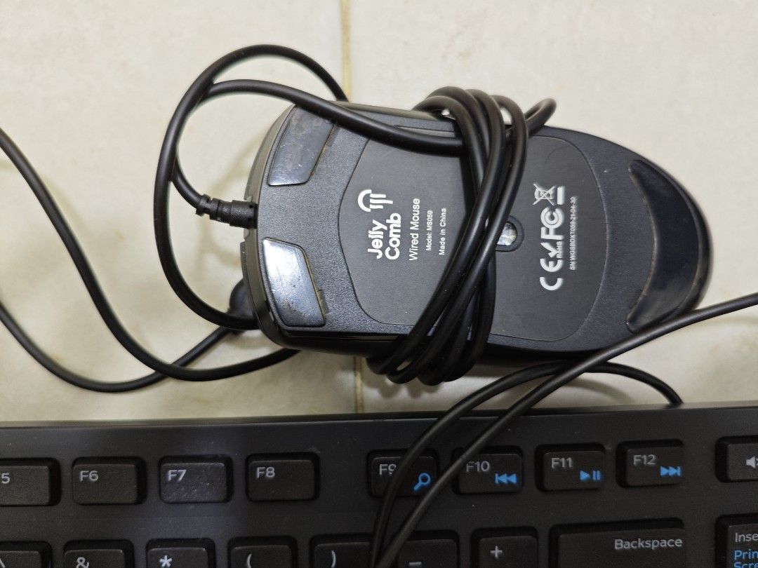 Dell Keyboard and Jelly Comb Wired Mouse Set478136193862215683