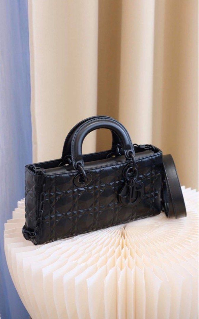 Dior Lady D-Joy (All Black Cannage Medium) (Category: Luxury Bags & Wallets) located in Makati City. Submitted by Chimochi (Listing ID 1425825349, Image 1). Description: Authentic Priced more than Php 330K in Greenbelt Dior Store With short & long straps Last price. No to lowballers.