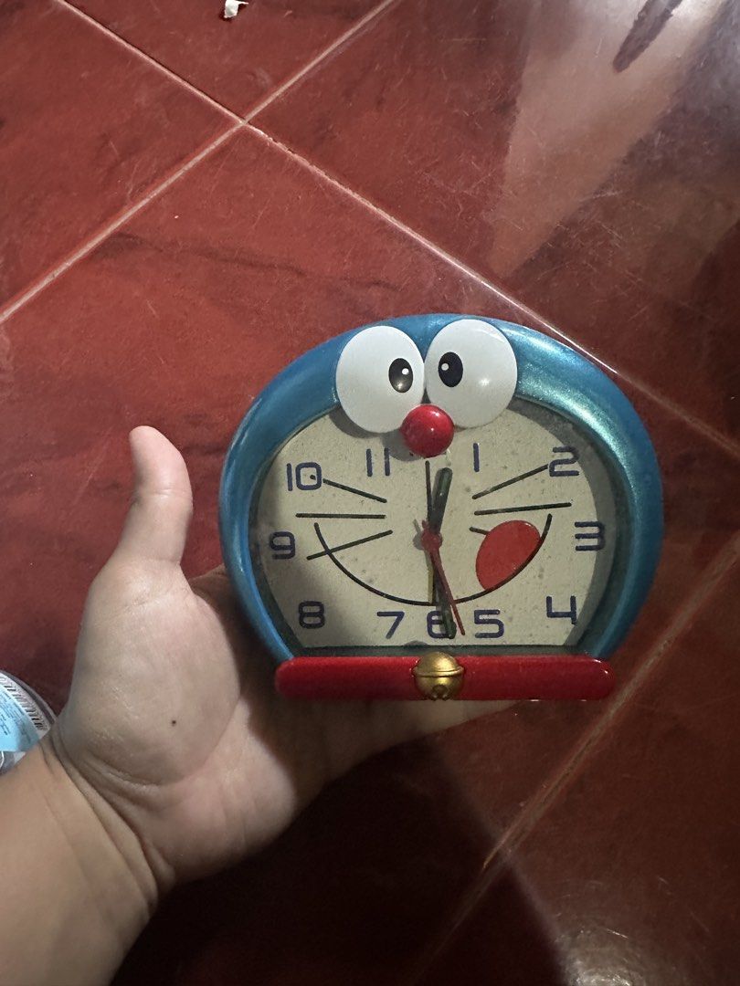 Doraemon Clock (Category: Clocks) located in Taguig. Submitted by seek_and_ship (Listing ID 1425914929, Image 1). Description: Doraemon Clock with Alarms.
