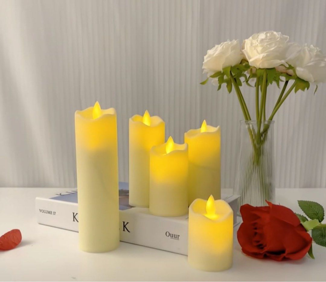 Fake candles display, Furniture & Home Living, Home Decor Accessories ...