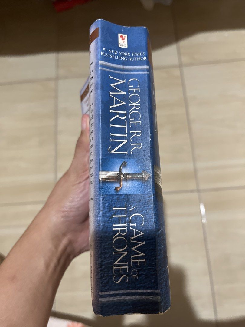 Game of Thrones (Category: Storybooks) located in Cebu City. Submitted by iluvcebu (Listing ID 1425918701, Image 3). Description: stocked and never been read gifted to me normal discoloration from long stocked.