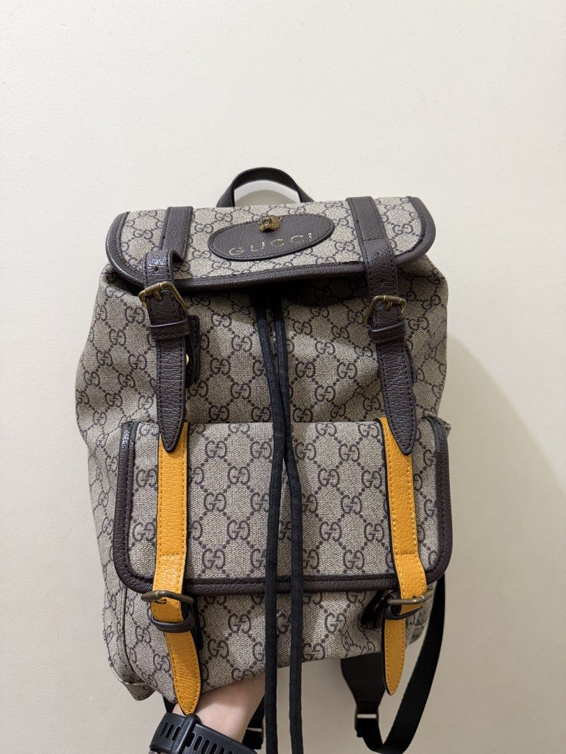 Gucci Backpack (Category: Luxury Bags & Wallets) located in Makati City. Submitted by jeon_wonw00 (Listing ID 1425989454, Image 1). Description: Japan thrifted See picture for flaws.
