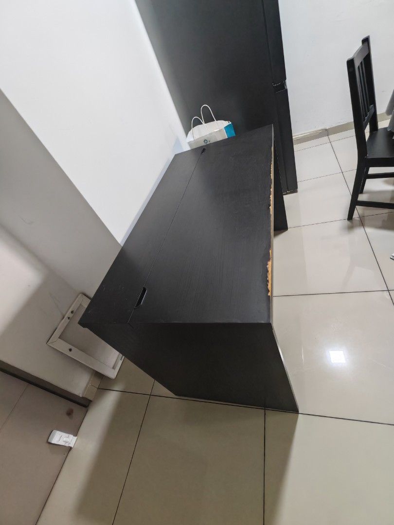 Ikea study table (Category: Tables & Sets) located in Petaling Jaya. Submitted by marktohmm (Listing ID 1425932289, Image 1). Description: well used condition as it is condition noticable marking on table .