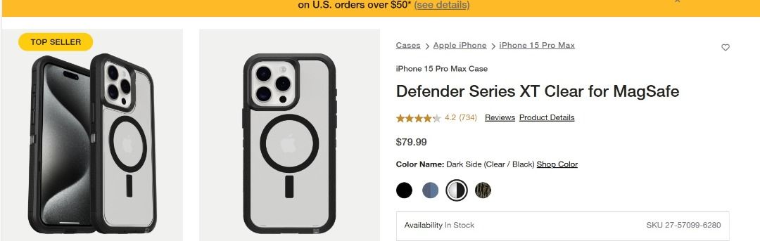 iPhone 15 Pro max Case NEW (Category: Cases & Sleeves) located in Antipolo. Submitted by nil.nil1 (Listing ID 1417029713, Image 2). Description: Brand New cases for iPhone 15 Pro Max Otterbox Xt - 2,500 makati area meet up or pick up..