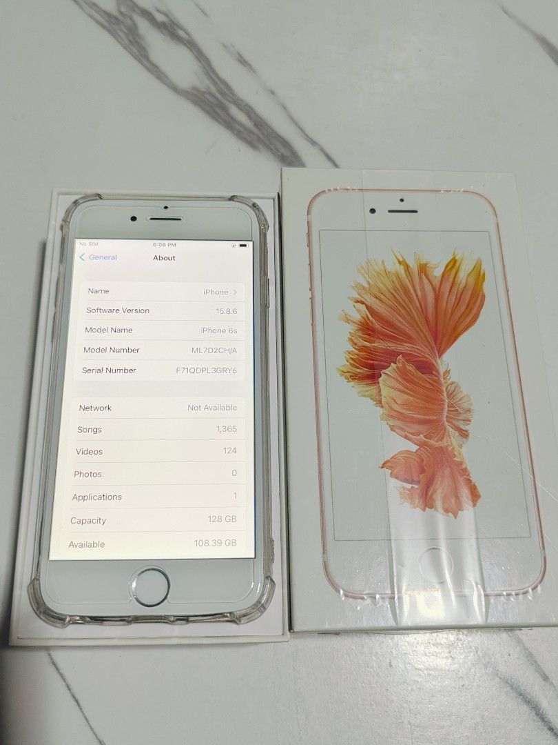 iPhone 6s 128gb Gold Like New with box (Category: iPhone 6 Series) located in Quezon City. Submitted by jkionaire17 (Listing ID 1425919230, Image 3). Description: 📱 **iPhone 6s 128GB – Openline Any Network (Good as New!)** For sale! Super **makinis at well-kept iPhone 6s 128GB**. Perfect for daily use, backup phone, music player, or pang-social media. 🔥 ✅ **Openline – any SIM/network** ✅ **128GB storage – malaking space for apps, photos & video