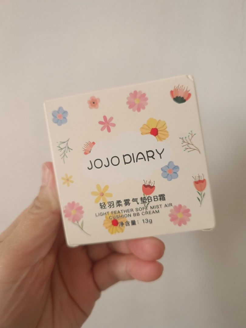JOJO DIARY Light Feather Soft Mist Air Cushion BB Cream (Category: Makeup) located in Manila. Submitted by shajanina.14 (Listing ID 1425858703, Image 3). Description: JoJo Diary Original .