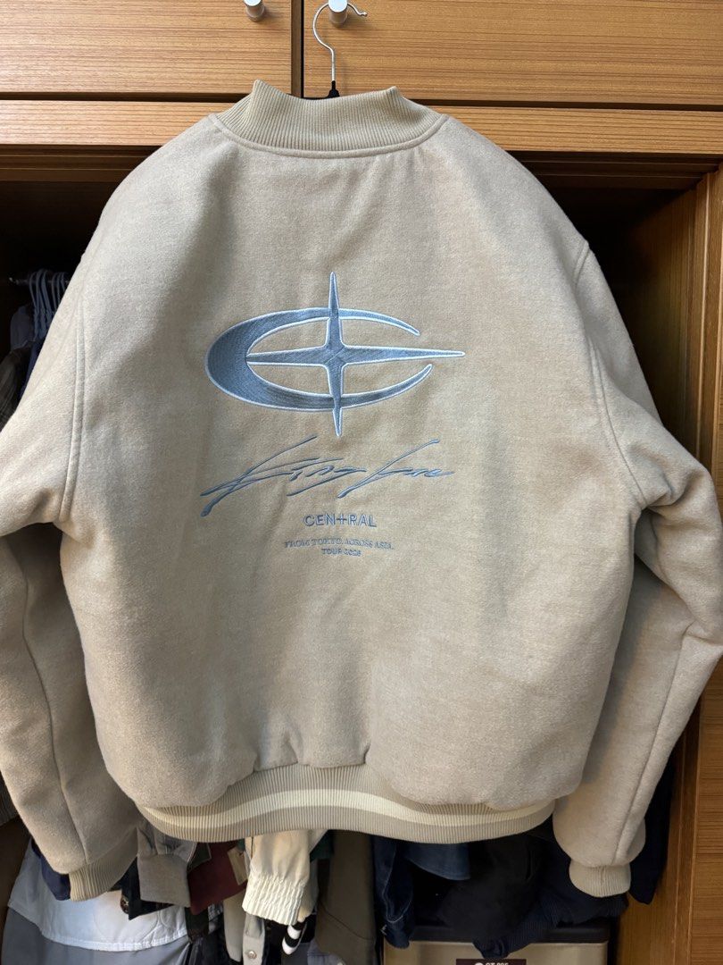 King Gnu CEN+RAL STADIUM JACKET [Beige], 他的時尚, 外套、夾克