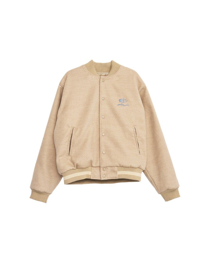 King Gnu CEN+RAL STADIUM JACKET [Beige], 他的時尚, 外套、夾克
