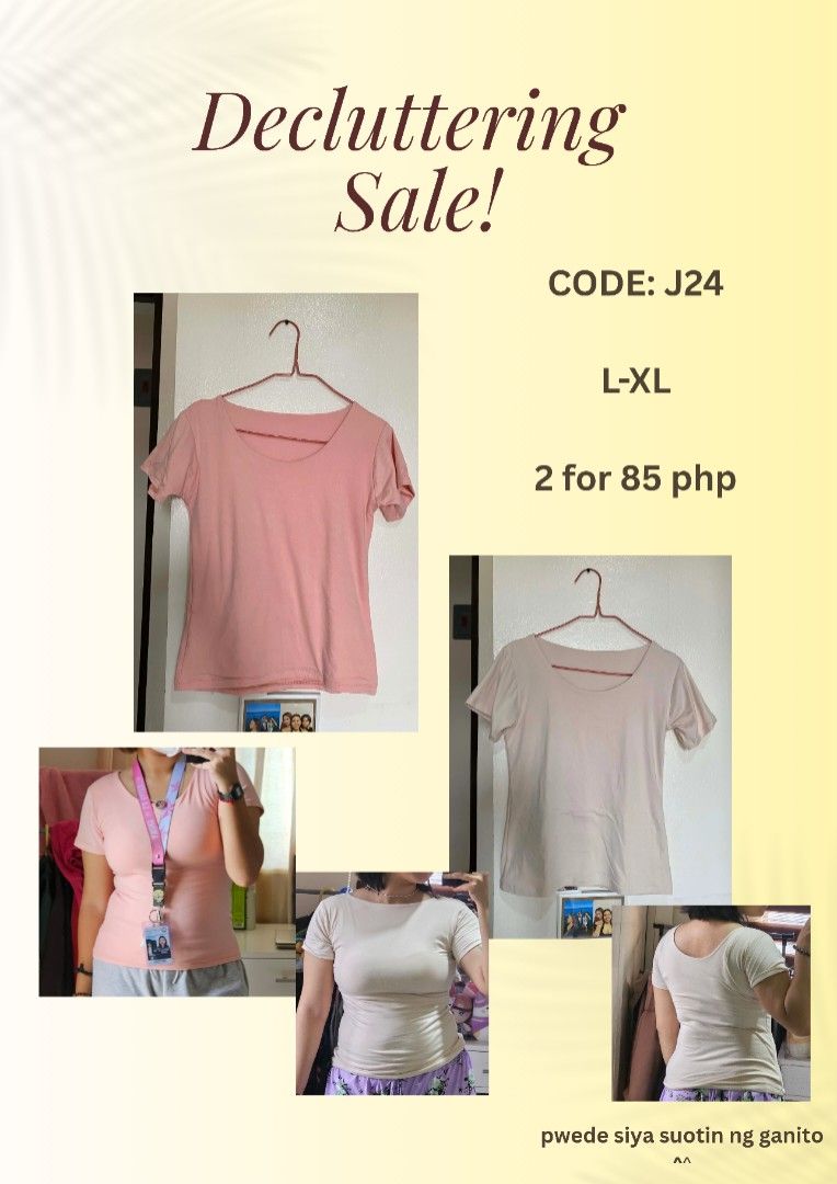 Ktine Double Lining Top Cream & Peach (Category: Blouses) located in Dasmarinas. Submitted by jiwei.04 (Listing ID 1419626899, Image 1). Description: DECLUTTERING SALE PA DIN PO!! BILI NA PO KAYOO 😚 ⋆. 𐙚 ˚ Loc: Pal 3 Site, Dasma, Cavite ⋆. 𐙚 ˚ Mop: Gcash(No Cod)/Cash(Meetup) ⋆. 𐙚 ˚ Mod: JNT/Meetup (pag malapit lang) ⋆. 𐙚 ˚ JNT SF: Small (for 1 item only) >> 54 - luzon, 74 - visayas, 79 - mindanao Medium (recommended for 2 items) >> 104 - luz