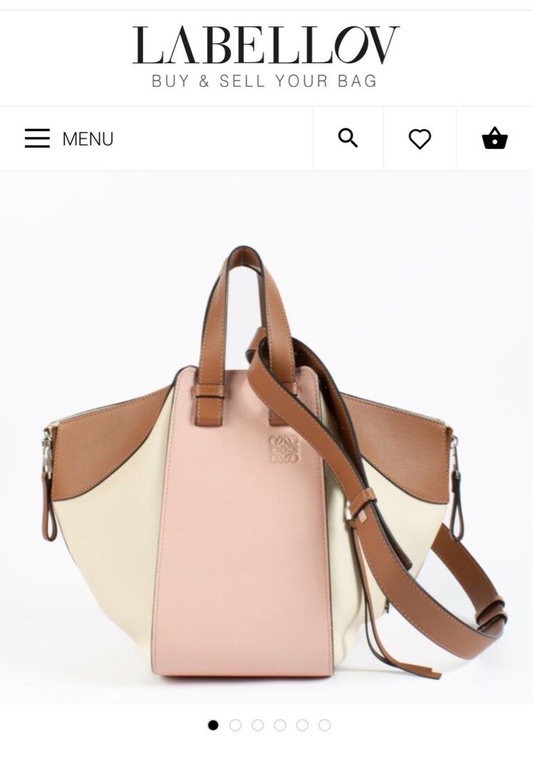 Loewe Pink Tri-Color Small Hammock Bag (Category: Luxury Bags & Wallets) located in Manila. Submitted by Minimalist_02 (Listing ID 1425892947, Image 2). Description: ‼️Used twice for pictures only. with box and dustbag.. No when worn photos No low ballers .