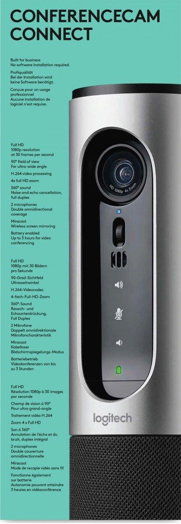 Logitech ConferenceCam Connect V-R0004451660713411880960