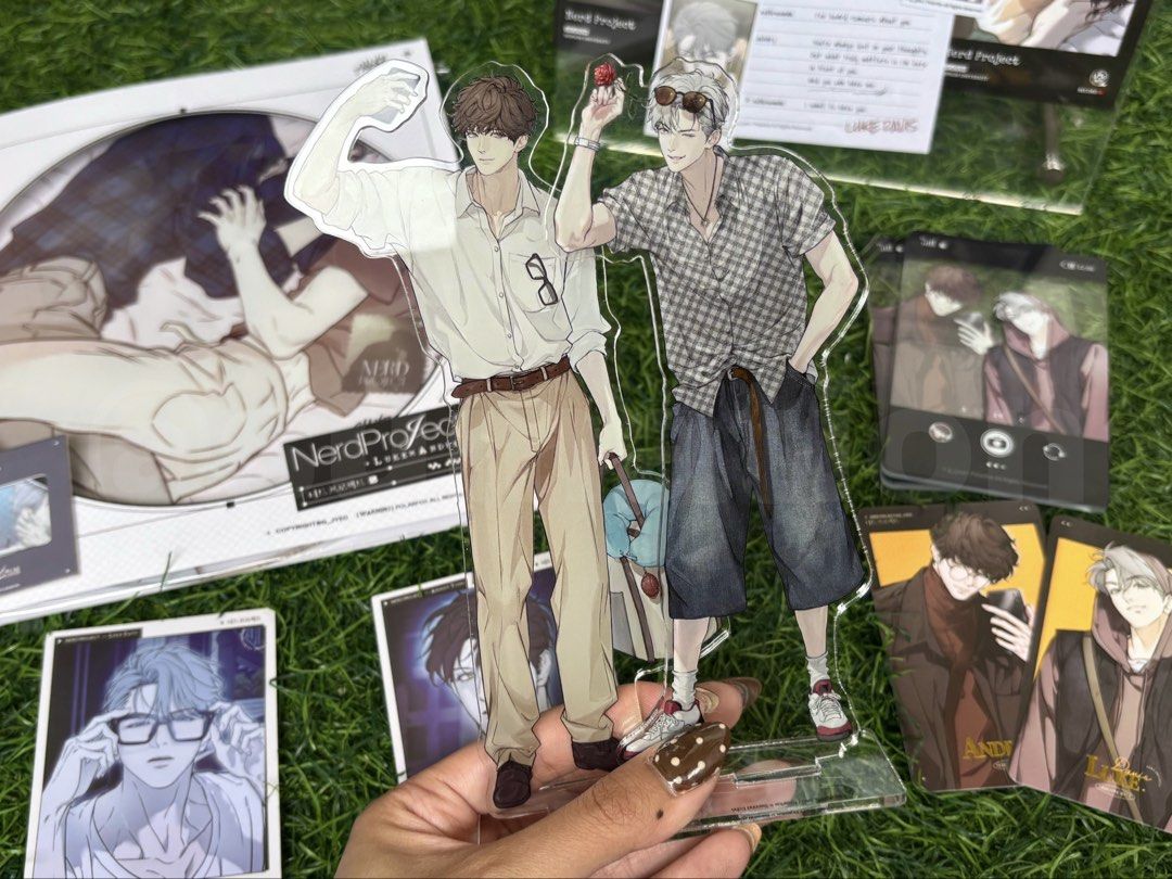 Nerd Project Acrylic Standee Set (Category: Character Goods) located in Rizal. Submitted by suination (Listing ID 1425880456, Image 1). Description: Official Nerd Project Merch Please refer to the last image about SET separations（ゝ。∂） 🔖 SALE! Discounted Prices SET A: Acrylic Disc Souvenir Set: ₱1700 SET B: Acrylic Standee Set: ₱2600 SET C: Acrylic Set Stage Performance: ₱1650 SET D: Clear Acrylic Card Set: ₱850 Buy All for ₱6700! Negotiable ^^ D