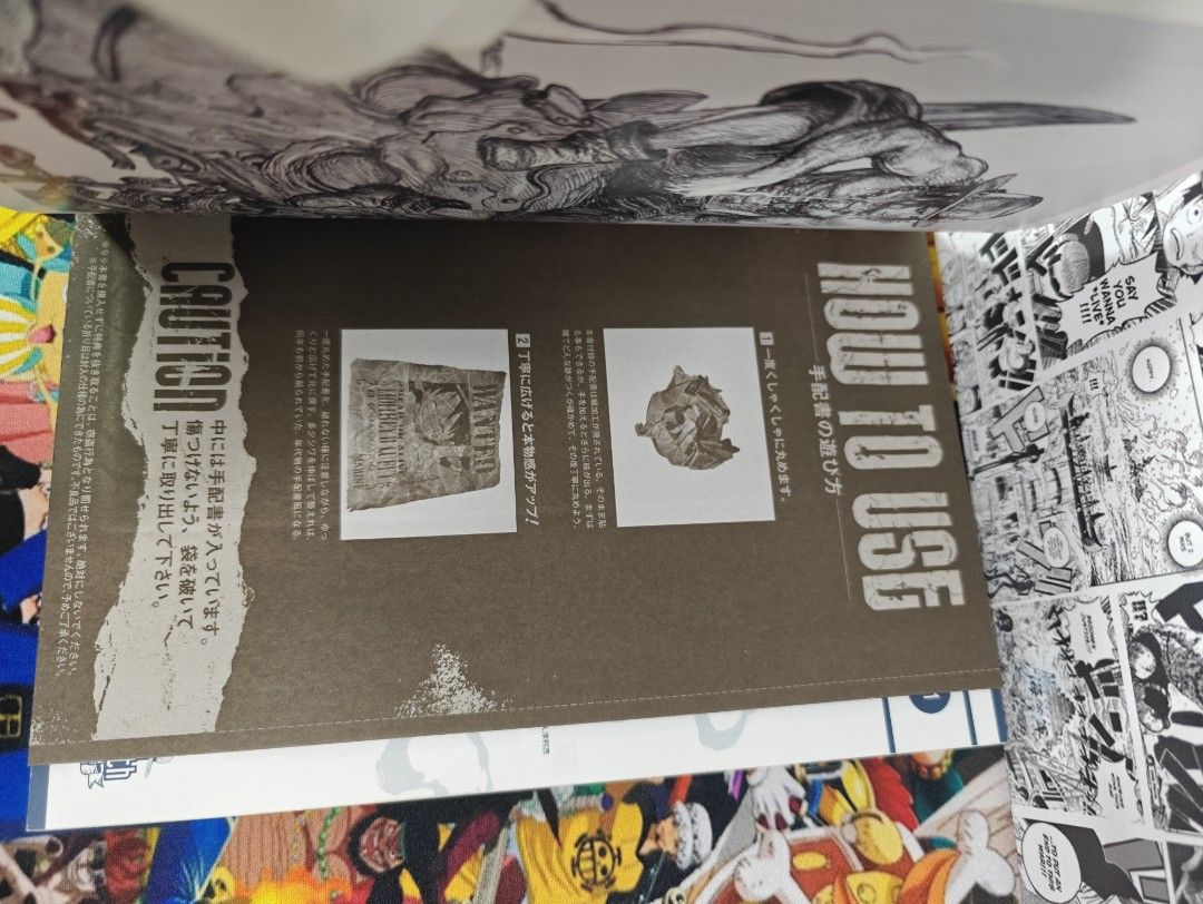 ONE PIECE magazine Vol. 1 (Poster intact), Hobbies & Toys, Books ...