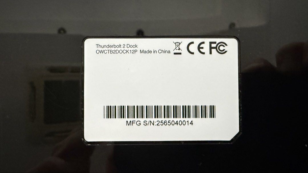 OWC Thunderbolt 2 Dock405999009556736003