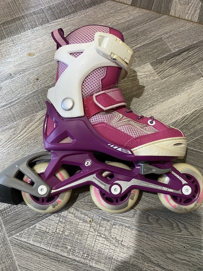 Oxelo Inline Skates (Category: Skates, Rollerblades & Scooters) located in Taytay. Submitted by silverbear.814324 (Listing ID 1425823021, Image 3). Description: Size 3. For Kids. Lightly use and good as new! 🛼💗.